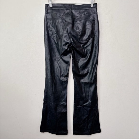 Gap Womens 29 High Rise Vegan Leather 70s Flare Pant - Picture 14 of 14